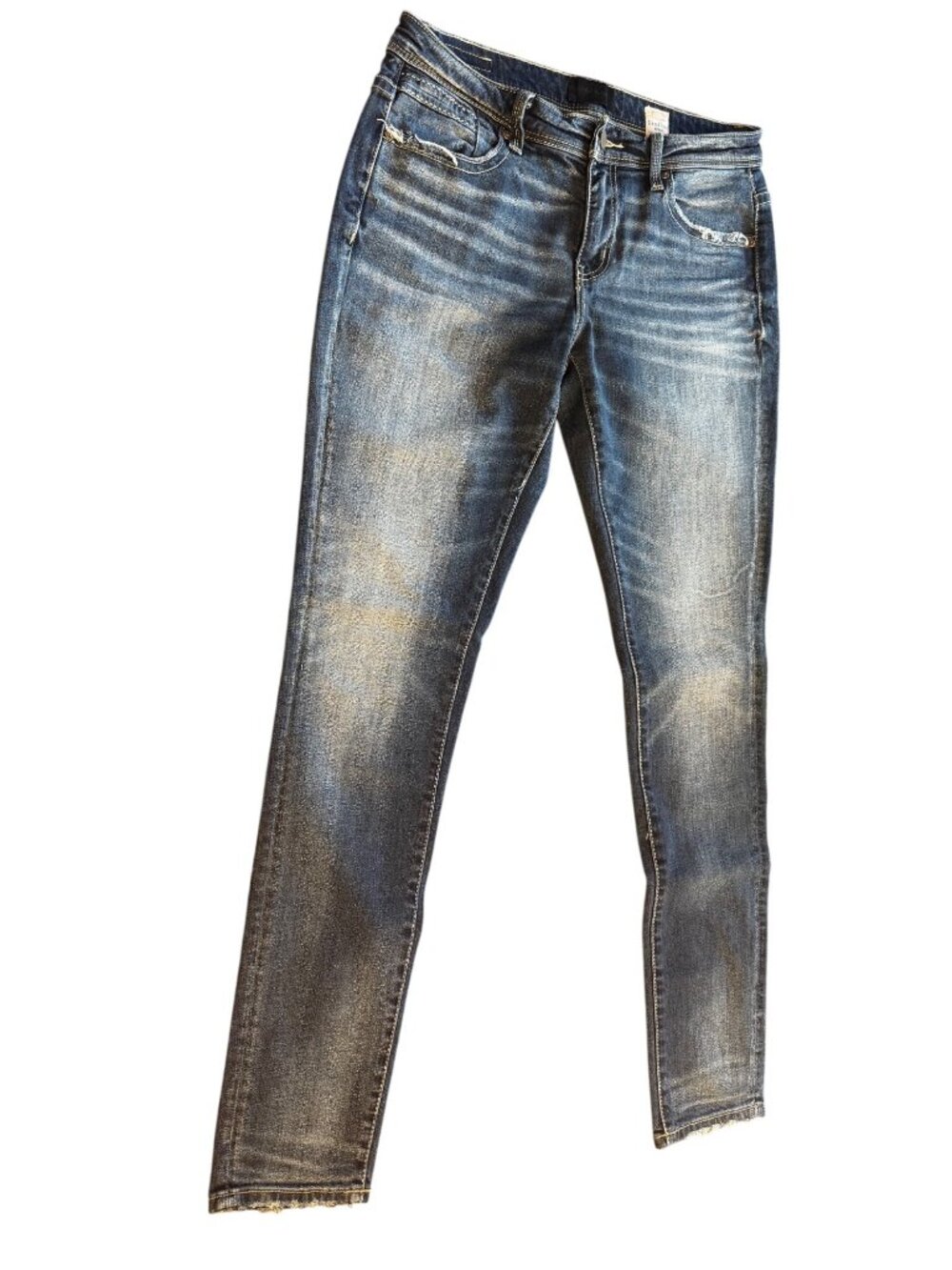 Buckle Black Mens Skinny Jeans 28X32 Premium Denim Distressed Look